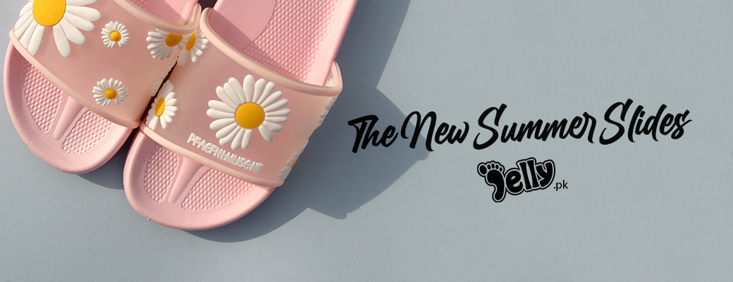Women’s Jelly Flower Summers Pink Slides | Flats | Women’s Shoes